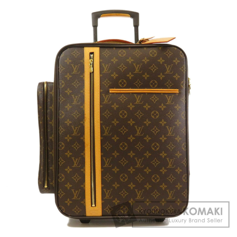 Louis Vuitton Trolley Bosphore Carry Bag Monogram Canvas Top Handle Bag Brown
